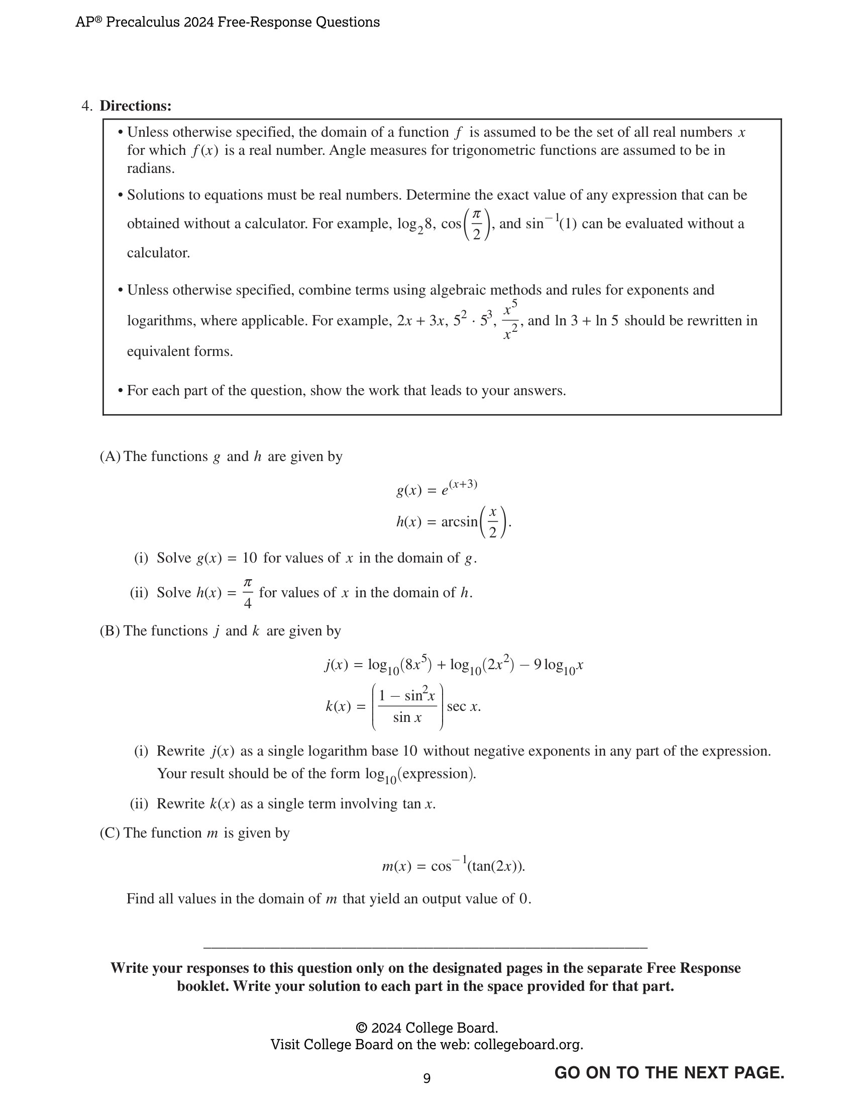 2024 FRQ4